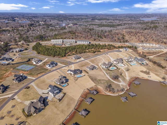 1174 Ranch Marina Rd, Pell City, AL 35128 - aerial overview of property's location with a large body of water