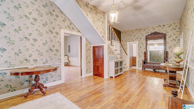 interior space featuring hardwood / wood-style floors