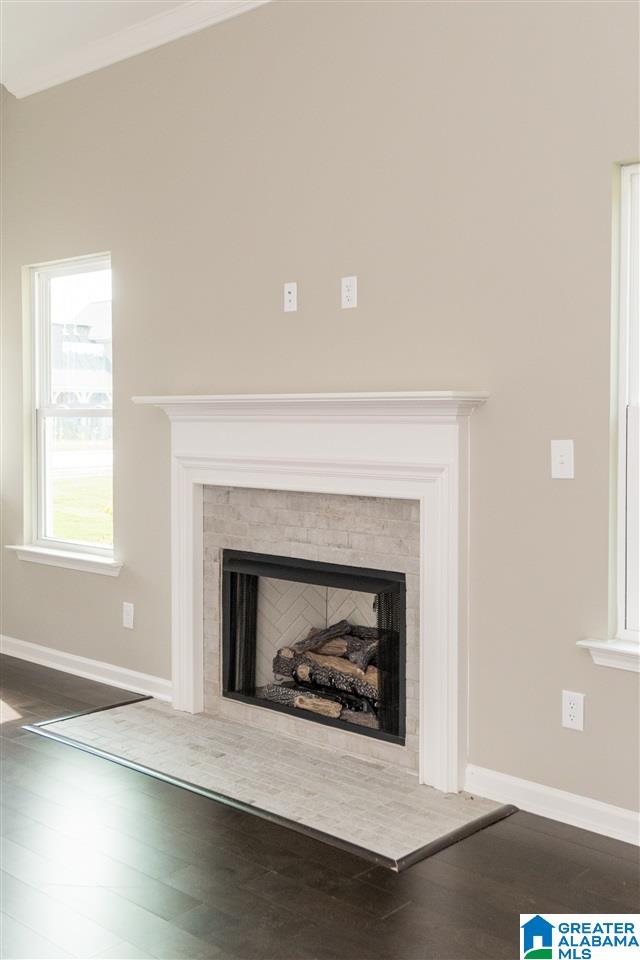 room details featuring hardwood / wood-style flooring