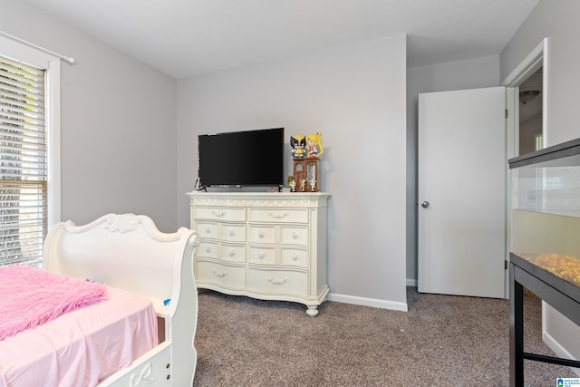 bedroom featuring carpet floors