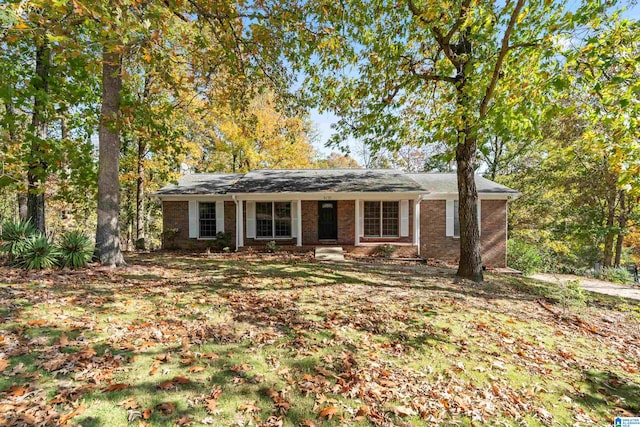 view of ranch-style home