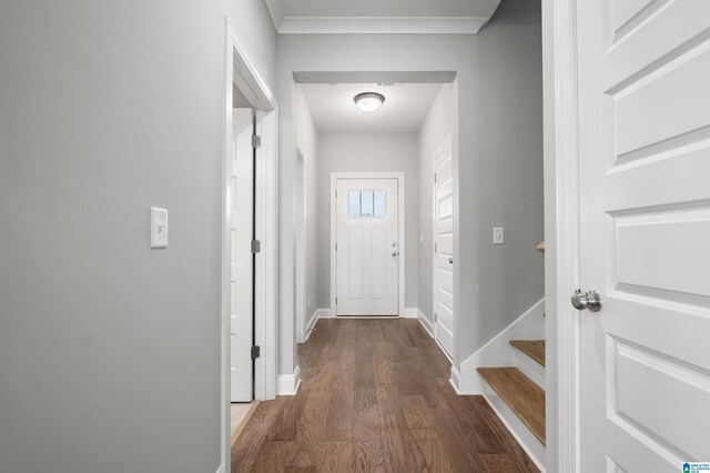 275 Avondale Ln, Pell City, AL 35128 - entryway with dark wood-type flooring and baseboards