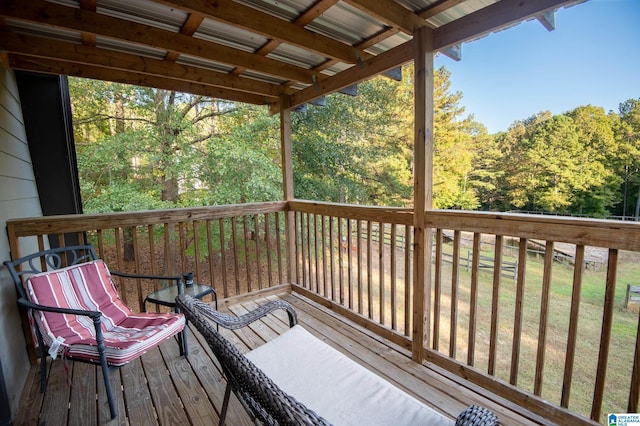 401 El Camino Real, Chelsea, AL 35043 - view of wooden terrace