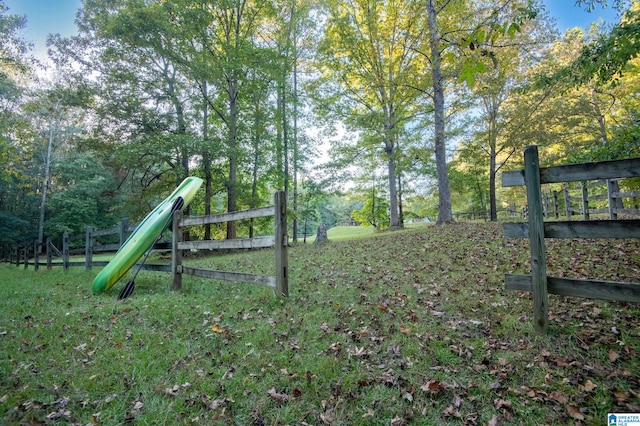 view of jungle gym