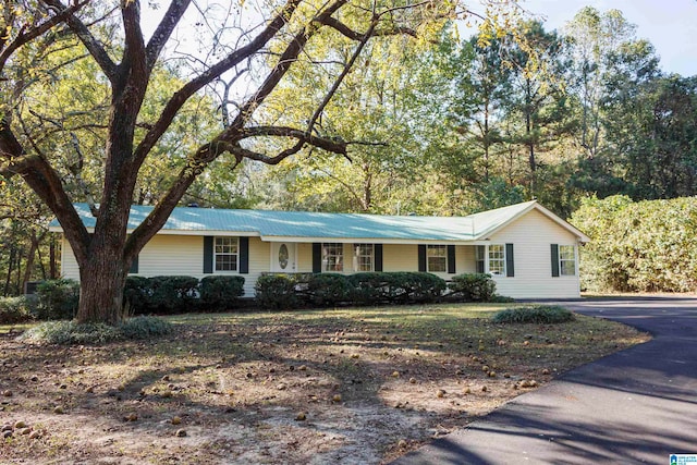 view of ranch-style house