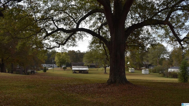 surrounding community featuring a lawn