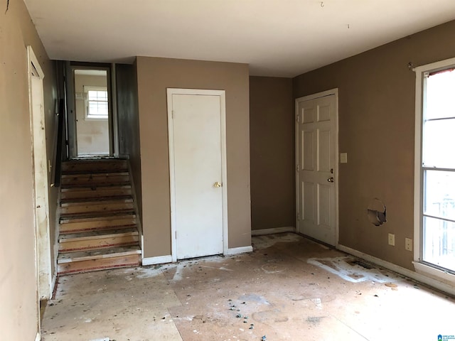 foyer entrance featuring a healthy amount of sunlight