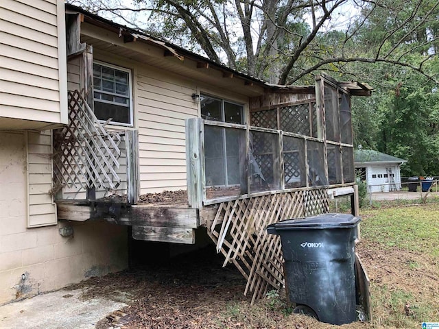 view of side of home