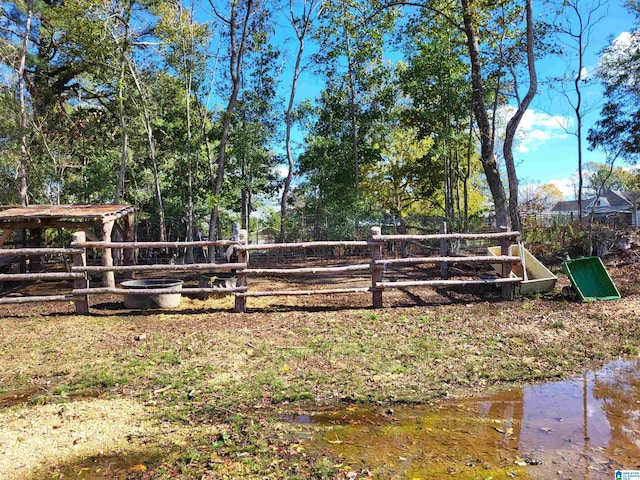 view of home's community featuring a water view