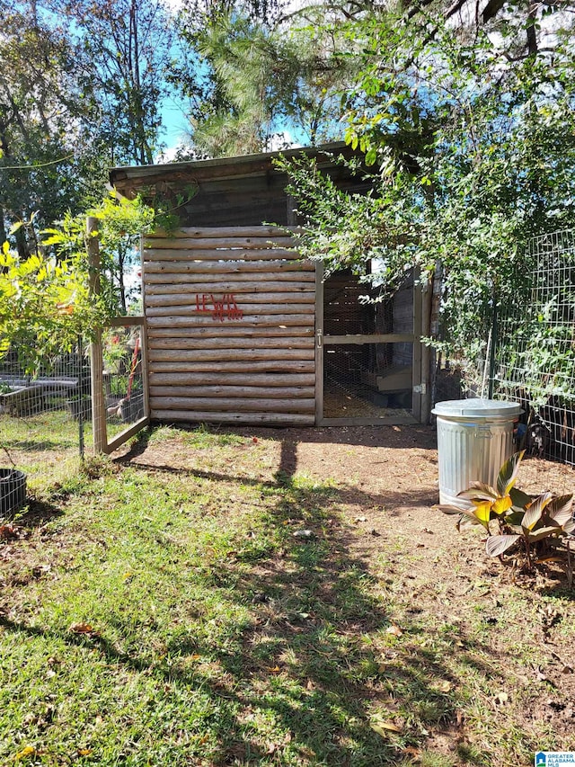 view of outbuilding