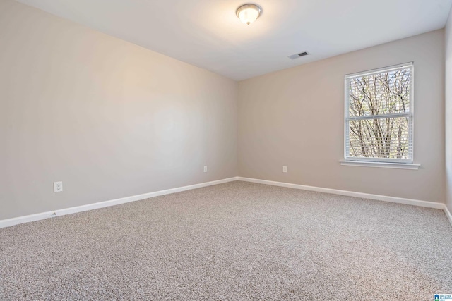 empty room with carpet floors