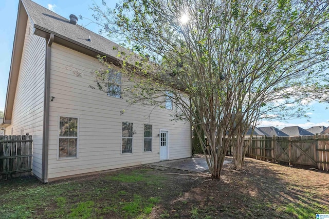 view of rear view of property