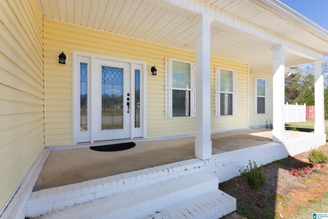 view of entrance to property