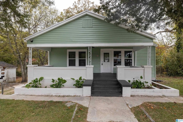 view of bungalow-style home