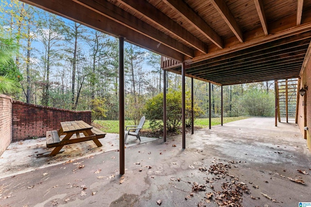 view of patio