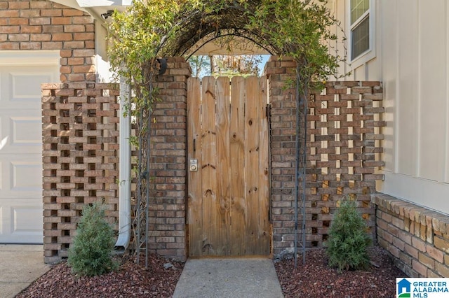 view of gate