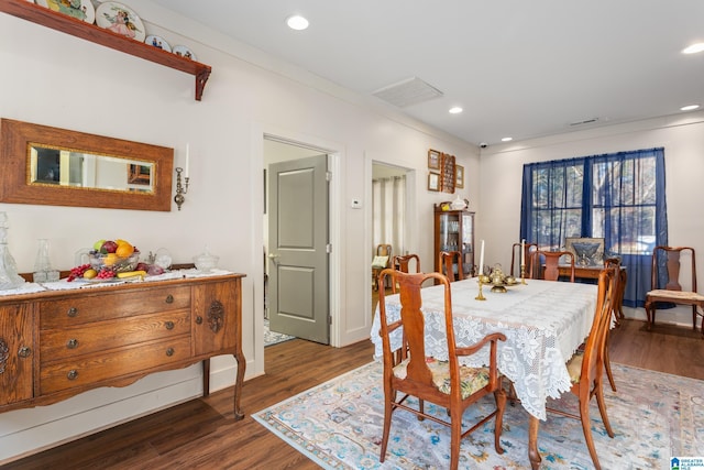 923 Cogswell Ave, Pell City, AL 35125 - dining room with wood finished floors and recessed lighting