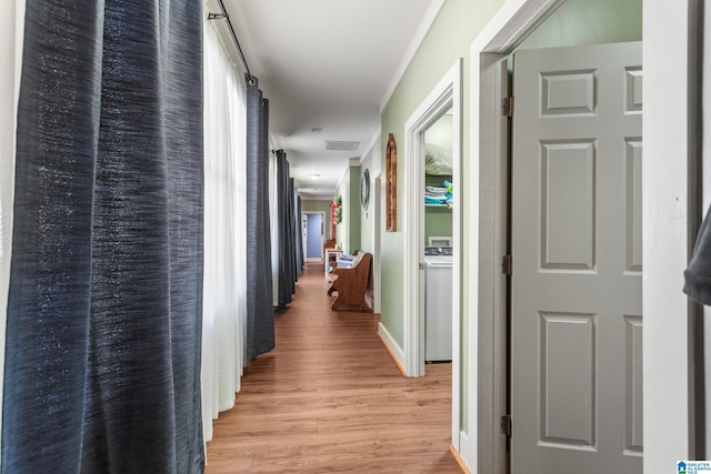923 Cogswell Ave, Pell City, AL 35125 - hallway with light wood-style floors and baseboards