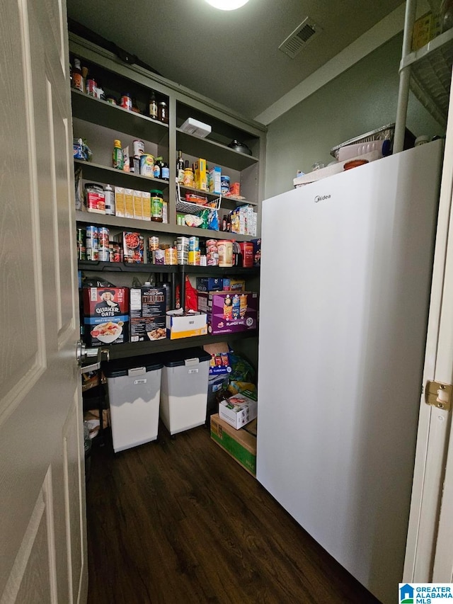 view of pantry