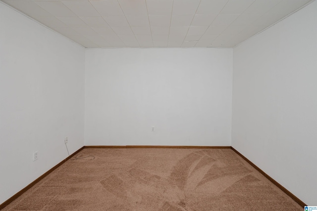 unfurnished room with carpet flooring