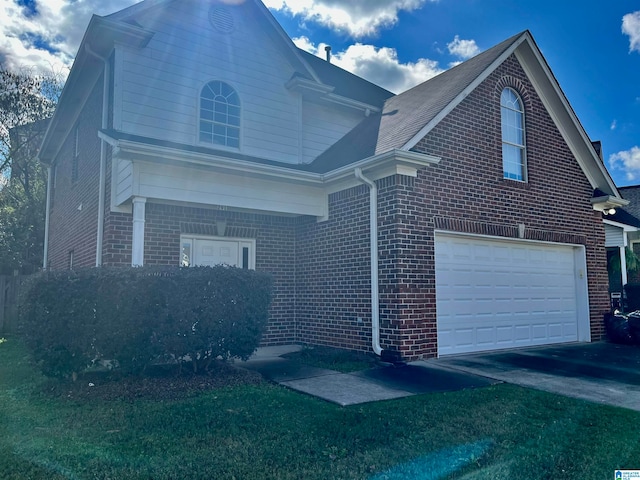 front facade featuring a garage