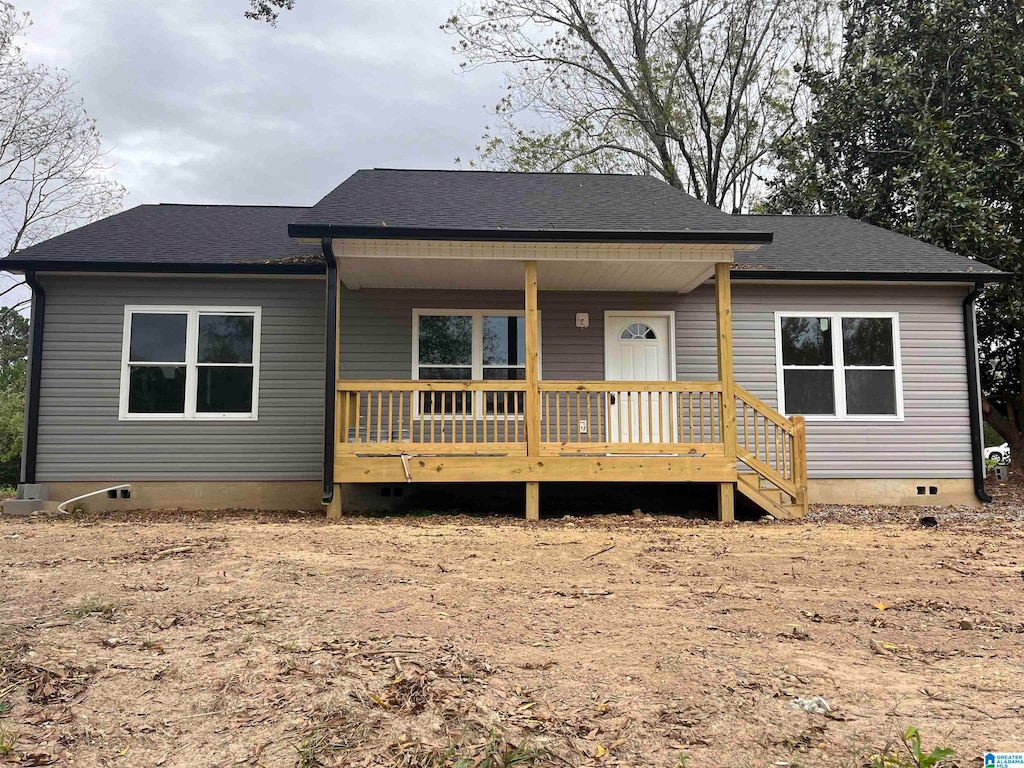 view of front of home