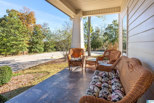 view of patio / terrace featuring a porch