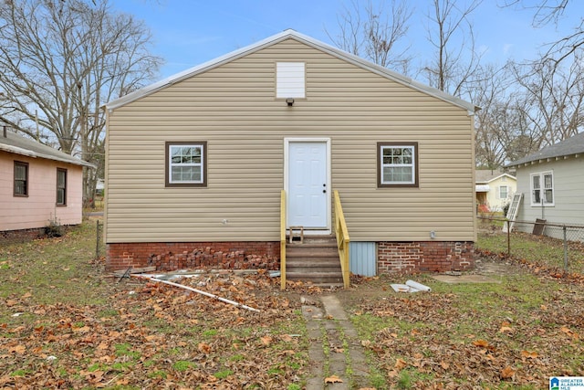 view of back of house