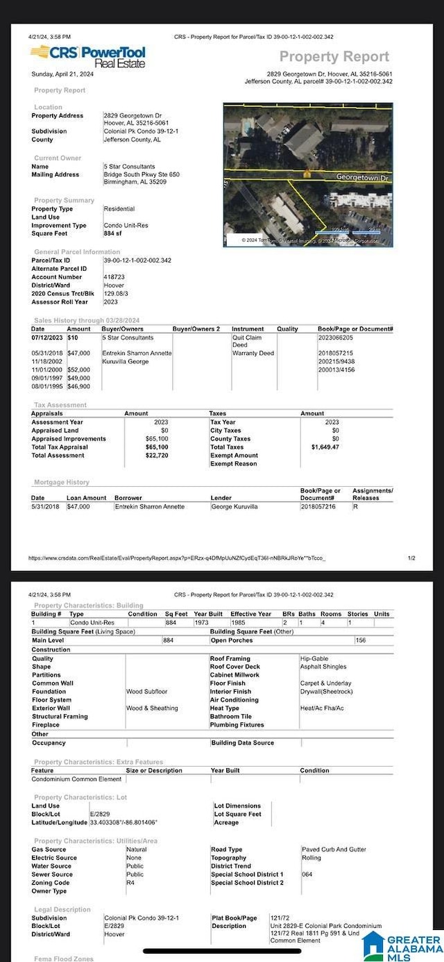 1169 Five Mile Rd Unit 33, Birmingham AL, 35215 land for sale