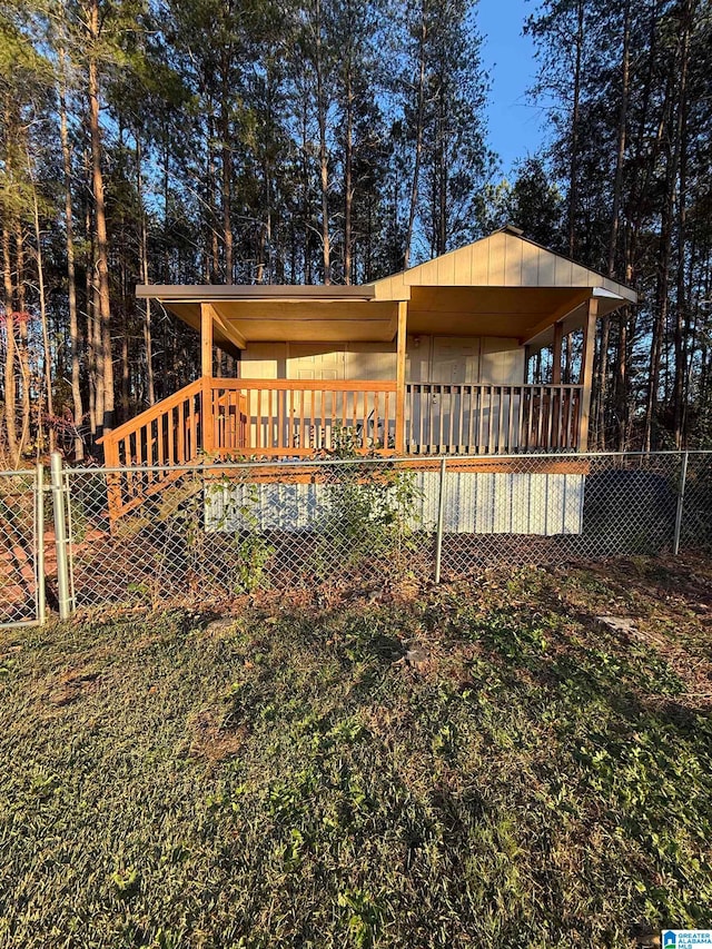 view of rear view of house