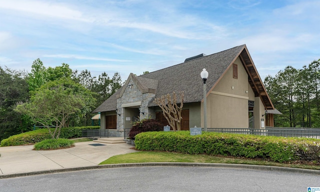 view of front of home