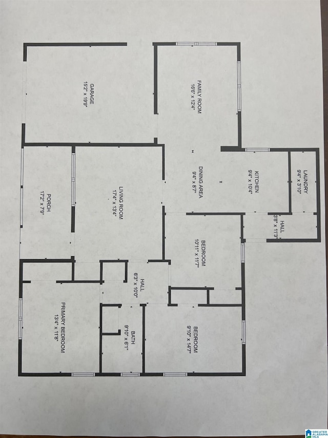 928 Horne Dr, Talladega, AL 35160 - room layout