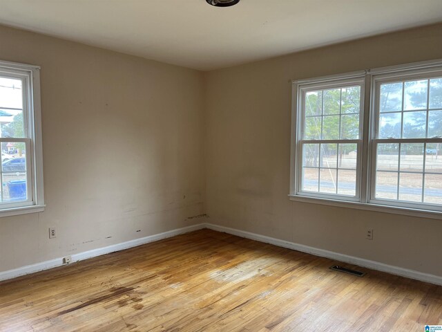 928 Horne Dr, Talladega, AL 35160 - spare room with wood finished floors and baseboards