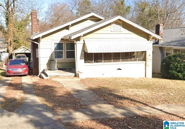 view of bungalow