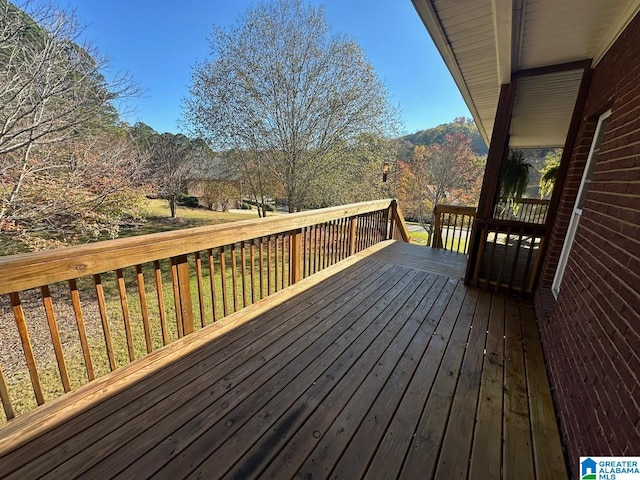 view of deck