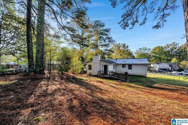 exterior space featuring a deck