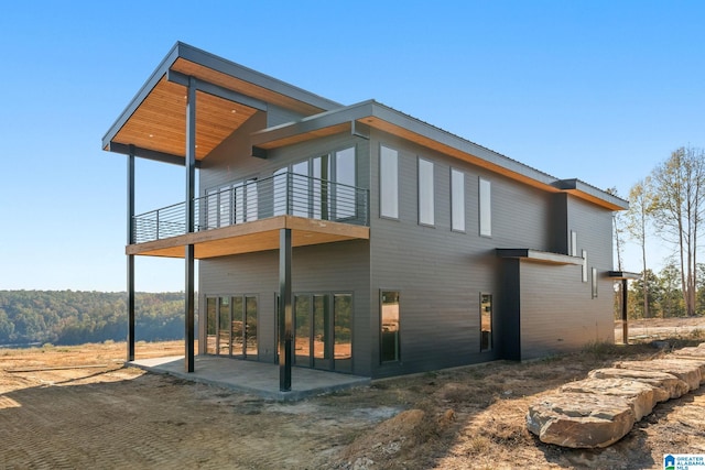 back of house featuring a patio area