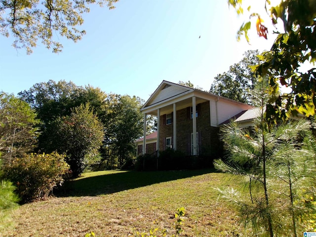 1663 County Road 2, Montevallo, AL 35115 - view of home's exterior with a yard