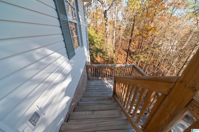 view of deck