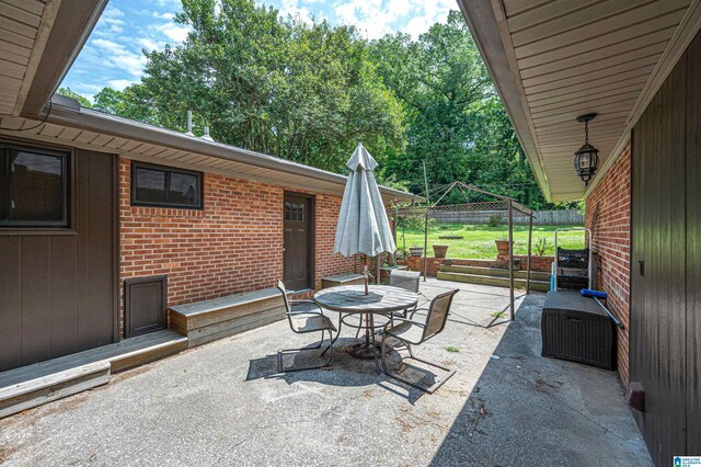 view of patio