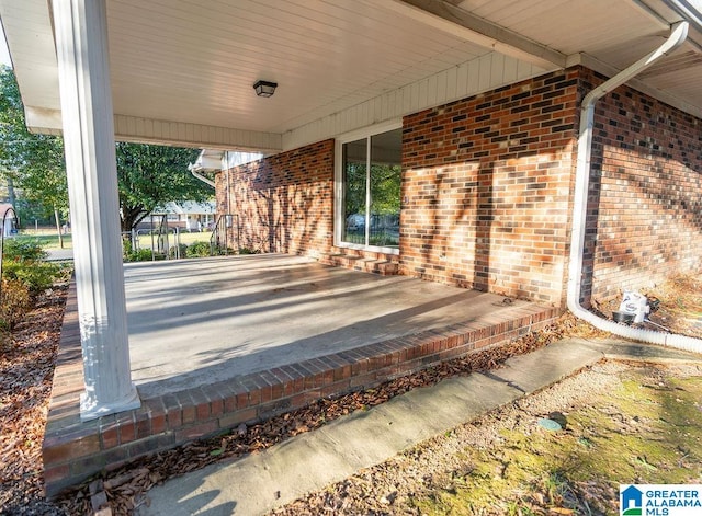 view of patio / terrace featuring covered porch