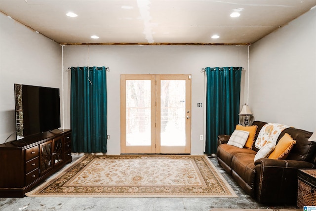 view of living room