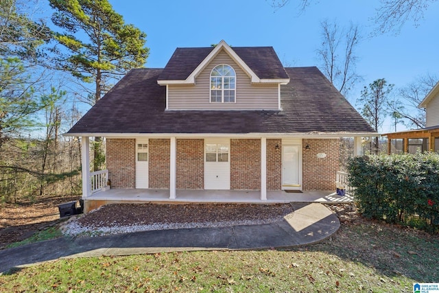 view of front of home featuring a porch