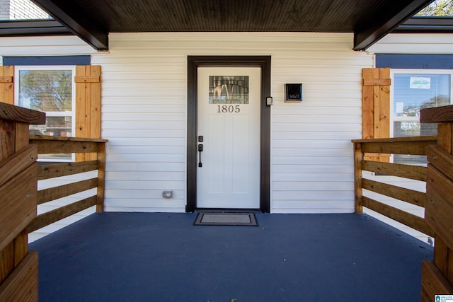 view of entrance to property