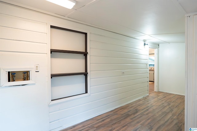 interior space featuring hardwood / wood-style flooring