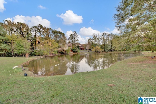 property view of water