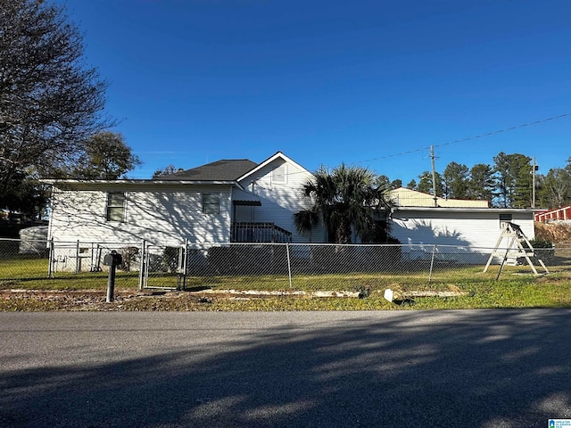 view of side of property