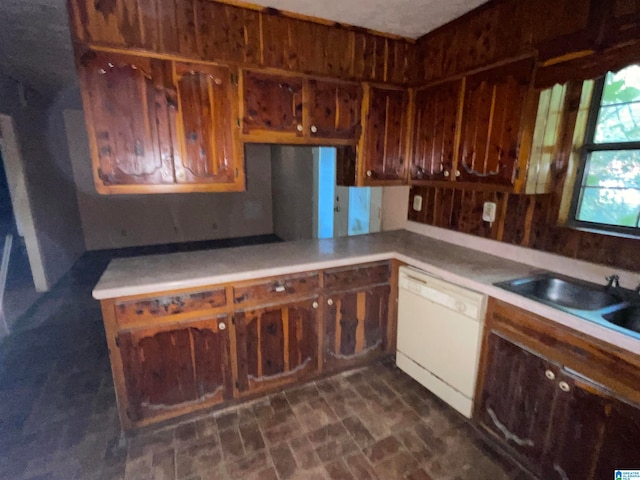 kitchen featuring dishwasher and sink