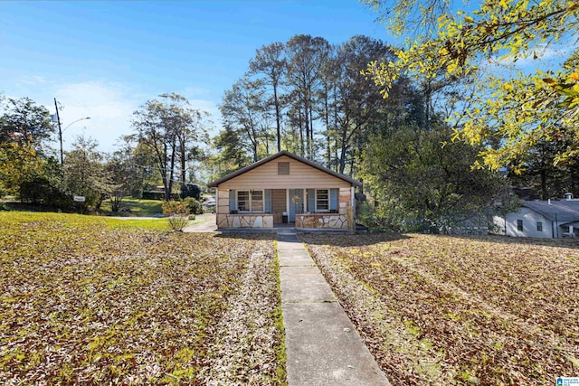 view of front of home featuring covered porch