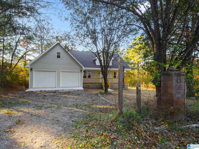 view of front of house with a porch